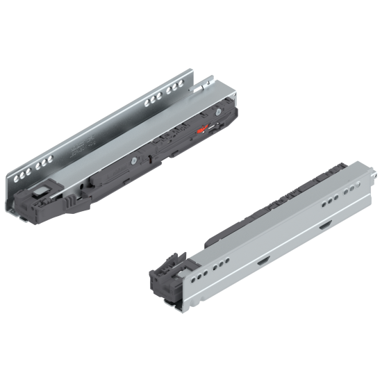 Şina de corp LEGRABOX BLUMOTION int./potrivit pentru TOB/potrivit pentru SERVO-DRIVE, Extragere totală, 40 kg, NL=300 mm, dreapta+stânga, zincat