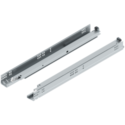 TANDEM TIP-ON Extragere totală, Glisare, 30 kg, NL=600 mm, pentru Grosime material placă 17-19 mm, pt cuplaj, stânga/dreapta, zincat
