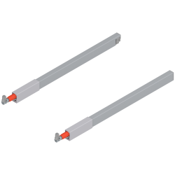 TANDEMBOX Lonjeron (sus), pentru Extragere cu front înalt, NL=400 mm, dreapta+stânga, pentru TANDEMBOX antaro, pentru , R9006 gri aluminiu