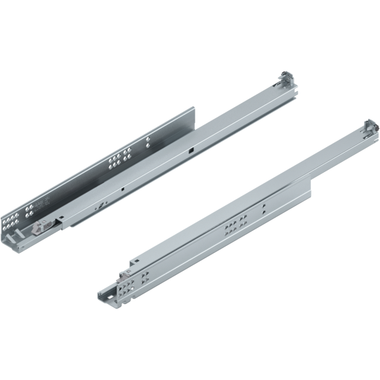 TANDEM BLUMOTION integrat Extragere totală, Glisare, 30 kg, NL=600 mm, pentru Grosime material placă 17-19 mm, pt cuplaj, stânga/dreapta, zincat