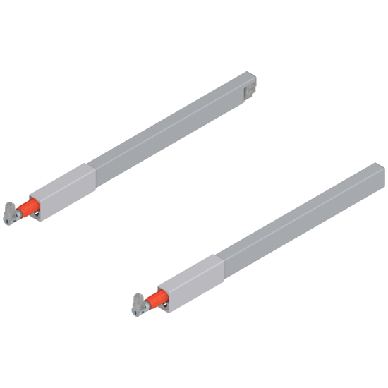 TANDEMBOX Lonjeron (sus), pentru Extragere cu front înalt, NL=350 mm, dreapta+stânga, pentru TANDEMBOX antaro, pentru , R9006 gri aluminiu