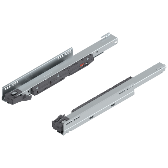 Şina de corp LEGRABOX BLUMOTION int./potrivit pentru TOB/potrivit pentru SERVO-DRIVE, Extragere totală, 40 kg, NL=450 mm, dreapta+stânga, zincat