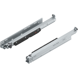 MOVENTO BLUMOTION int./potrivit pentru TOB/potrivit pentru SERVO-DRIVE, Extragere totală, Glisare, 70 kg, NL=500 mm, pt cuplaj, stânga/dreapta, zincat