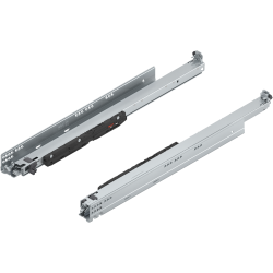 MOVENTO BLUMOTION int./potrivit pentru TOB/potrivit pentru SERVO-DRIVE, Extragere totală, Glisare, 70 kg, NL=600 mm, pt cuplaj, stânga/dreapta, zincat