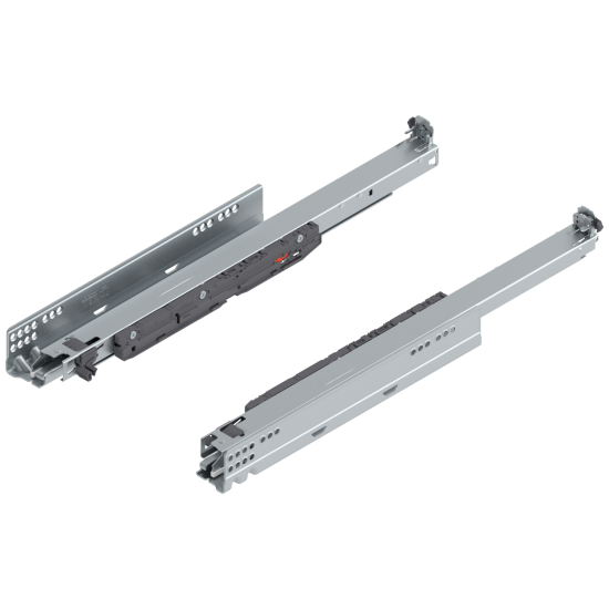 MOVENTO BLUMOTION int./potrivit pentru TOB/potrivit pentru SERVO-DRIVE, Extragere totală, Glisare, 40 kg, NL=500 mm, pt cuplaj, stânga/dreapta, zincat