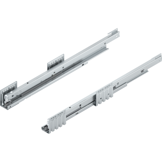 Şină de corp MERIVOBOX, 40 kg, NL=550 mm, dreapta+stânga, zincat
