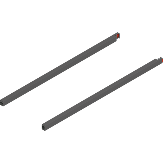 MERIVOBOX Lonjeron, NL=550 mm, dreapta+stânga, gri-orion mat