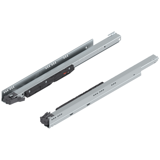 Şina de corp LEGRABOX BLUMOTION int./potrivit pentru TOB/potrivit pentru SERVO-DRIVE, Extragere totală, 70 kg, NL=650 mm, dreapta+stânga, zincat