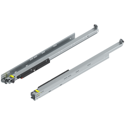 MOVENTO cu TIP-ON, Extragere totală, Glisare, 60 kg, NL=750 mm, pt cuplaj, stânga/dreapta, zincat