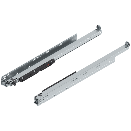 MOVENTO BLUMOTION int./potrivit pentru TOB/potrivit pentru SERVO-DRIVE, Extragere totală, Glisare, 60 kg, NL=700 mm, pt cuplaj, stânga/dreapta, zincat