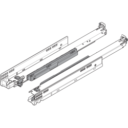 MOVENTO cu TIP-ON, Extragere totală, Glisare, 70 kg, NL=650 mm, pt cuplaj, stânga/dreapta, zincat