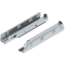 TANDEM TIP-ON Extragere totală, Glisare, 30 kg, NL=350 mm, pentru Grosime material placă 17-19 mm, pt cuplaj, stânga/dreapta, zincat