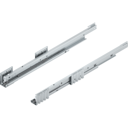 Şină de corp MERIVOBOX, 40 kg, NL=600 mm, dreapta+stânga, zincat