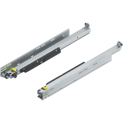 MOVENTO cu TIP-ON, Extragere totală, Glisare, 70 kg, NL=550 mm, pt cuplaj, stânga/dreapta, zincat