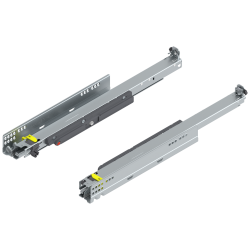 MOVENTO cu TIP-ON, Extragere totală, Glisare, 40 kg, NL=500 mm, pt cuplaj, stânga/dreapta, zincat