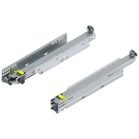 MOVENTO cu TIP-ON, Extragere totală, Glisare, 40 kg, NL=400 mm, pt cuplaj, stânga/dreapta, zincat