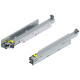 MOVENTO cu TIP-ON, Extragere totală, Glisare, 40 kg, NL=400 mm, pt cuplaj, stânga/dreapta, zincat