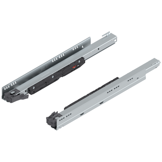 Şina de corp LEGRABOX BLUMOTION int./potrivit pentru TOB/potrivit pentru SERVO-DRIVE, Extragere totală, 70 kg, NL=500 mm, dreapta+stânga, zincat