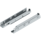 TANDEM TIP-ON Extragere totală, Glisare, 30 kg, NL=400 mm, pentru Grosime material placă 17-19 mm, pt cuplaj, stânga/dreapta, zincat