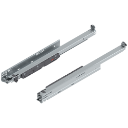 MOVENTO BLUMOTION int./potrivit pentru TOB/potrivit pentru SERVO-DRIVE, Extragere totală, Glisare, 40 kg, NL=600 mm, pt cuplaj, stânga/dreapta, zincat