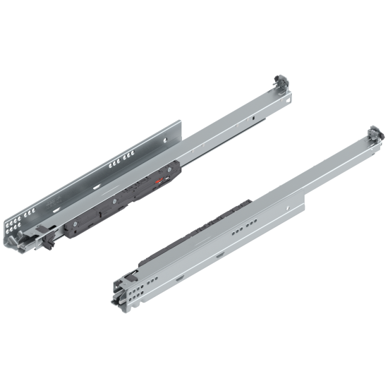 MOVENTO BLUMOTION int./potrivit pentru TOB/potrivit pentru SERVO-DRIVE, Extragere totală, Glisare, 40 kg, NL=600 mm, pt cuplaj, stânga/dreapta, zincat