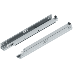 TANDEM TIP-ON Extragere totală, Glisare, 30 kg, NL=550 mm, pentru Grosime material placă 17-19 mm, pt cuplaj, stânga/dreapta, zincat