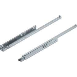 TANDEM BLUMOTION integrat Extragere parţială, Glisare, 30 kg, NL=650 mm, pentru Grosime material placă 17-19 mm, pt cuplaj, stânga/dreapta, zincat