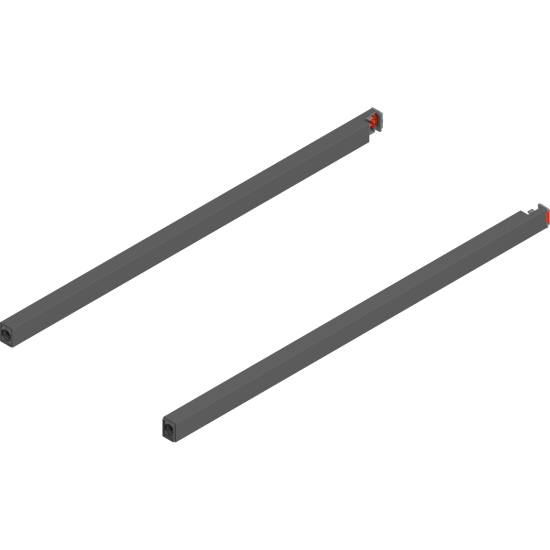 MERIVOBOX Lonjeron, NL=450 mm, dreapta+stânga, gri-orion mat