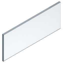 LEGRABOX Element de inserţie - lateral, Înălţime C (138 mm), NL=450 mm, Sticlă, 2 buc în set, pentru LEGRABOX free, clar