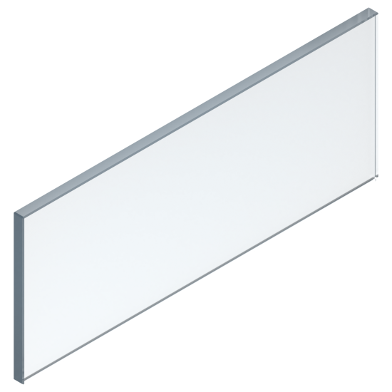 LEGRABOX Element de inserţie - lateral, Înălţime C (138 mm), NL=450 mm, Sticlă, 2 buc în set, pentru LEGRABOX free, clar