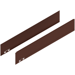 LEGRABOX Element decorativ, Înălţime M (90.5 mm), NL=500 mm, dreapta+stânga, noble rust