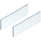 LEGRABOX Element de inserţie - lateral, Înălţime 138 mm, NL=550 mm, Sticlă clar, 2 buc în set, pentru LEGRABOX free, clar