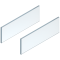 LEGRABOX Element de inserţie - lateral, Înălţime 138 mm, NL=500 mm, Sticlă clar, 2 buc în set, pentru LEGRABOX free, clar