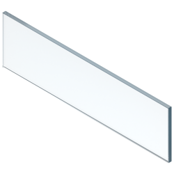LEGRABOX Element de inserţie - faţă, Înălţime 138 mm, KB=600 mm (18/19 mm), Sticlă clar, pentru LEGRABOX pure/free, clar
