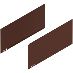 LEGRABOX Element decorativ, Înălţime F (241 mm), NL=500 mm, dreapta+stânga, noble rust