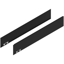LEGRABOX Element decorativ, Înălţime M (90.5 mm), NL=500 mm, dreapta+stânga, negr.carb./asp.carb.