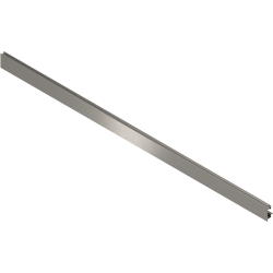 LEGRABOX Front din aluminiu, Cu canelură pentru elementul de inserţie, pentru Extragere interioară, KB=1200 mm, pentru debitat, eloxat, cul. inox 2