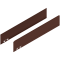 LEGRABOX Element decorativ, Înălţime M (90.5 mm), NL=450 mm, dreapta+stânga, noble rust
