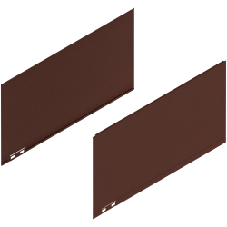 LEGRABOX Element decorativ, Înălţime F (241 mm), NL=450 mm, dreapta+stânga, noble rust