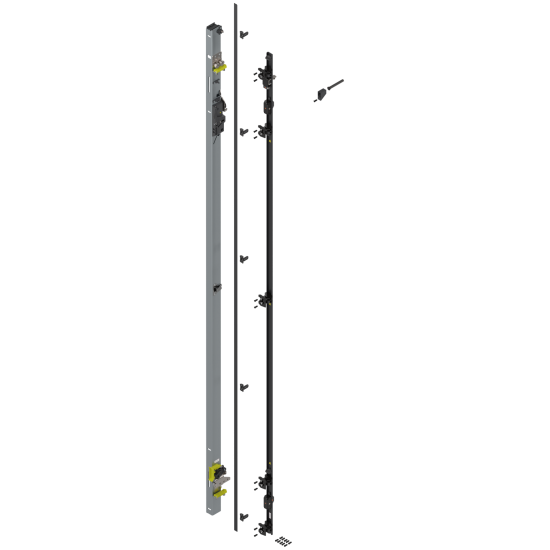 REVEGO uno, Suport balama set, pentru Înălţime pocket 2407–2556 mm, stânga, zincat