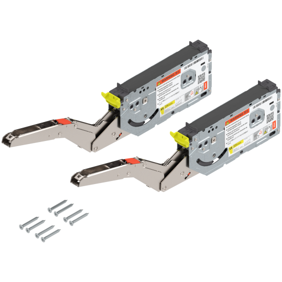 Sisteme de ridicare AVENTOS HK top, Mecanism de ridicare (set), LF=930-2800 (la 2 buc.), prin înşurubare, pentru Potrivit pentru SERVO-DRIVE, zincat