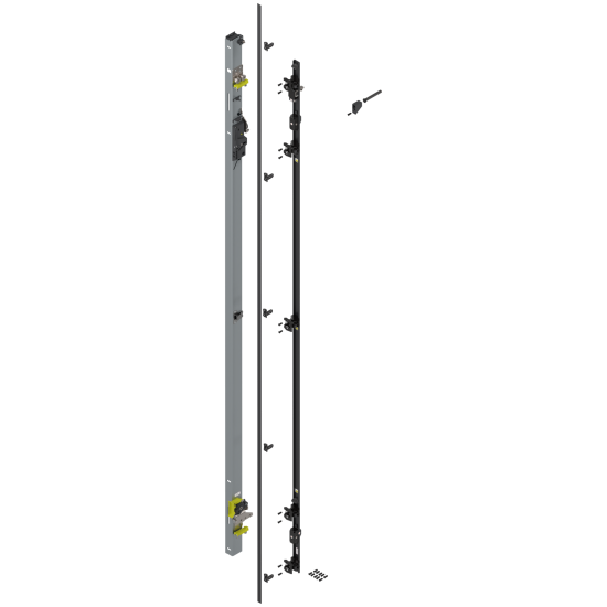 REVEGO uno, Suport balama set, pentru Înălţime pocket 2257–2406 mm, stânga, zincat