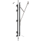 REVEGO uno, Suport balama set, cu TIP-ON, pentru Înălţime pocket 2257–2406 mm, dreapta, zincat