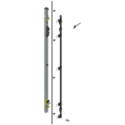REVEGO uno, Suport balama set, pentru Înălţime pocket 1957–2106 mm, stânga, zincat