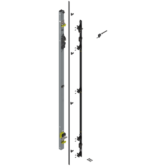 REVEGO uno, Suport balama set, pentru Înălţime pocket 1957–2106 mm, stânga, zincat