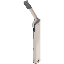 AVENTOS HK-XS, sistem de ridicare pentru uşă pivotantă, Acumulator de forţă, LF=800-1800 (Mecanism de ridicare simetric), nichelat
