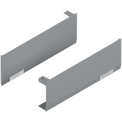 Set capace de acoperire AVENTOS HF/HS/HL top, dreapta+stânga, imprimat, gri-deschis/inox-g.