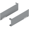 Set capace de acoperire AVENTOS HF/HS/HL top, dreapta+stânga, imprimat, gri-deschis/inox-g.