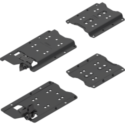 REVEGO uno, Conector tip pocket set, pentru aplicaţie fără plintă , pentru Grosime laterală pocket 15 până la 19 mm, stânga, negru