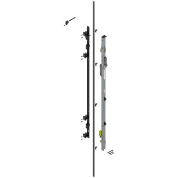 REVEGO uno, Suport balama set, pentru Înălţime pocket 1507–1656 mm, dreapta, zincat
